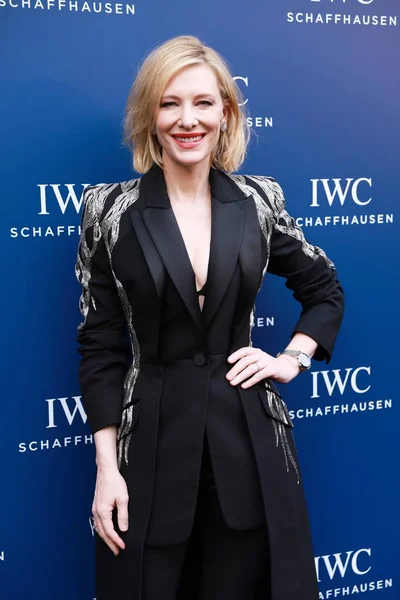 Atriz Australiana Cate Blanchett Participa Evento Promocional Para Iwc Xangai — Fotografia de Stock