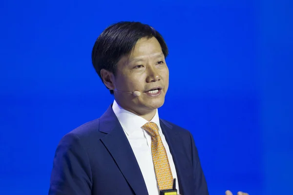 Lei Jun Presidente Ceo Xiaomi Technology Presidente Kingsoft Corp Pronunció —  Fotos de Stock