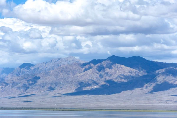 Paysage Lac Salé Xiao Qaidam Dans Préfecture Autonome Tibétaine Mongole — Photo