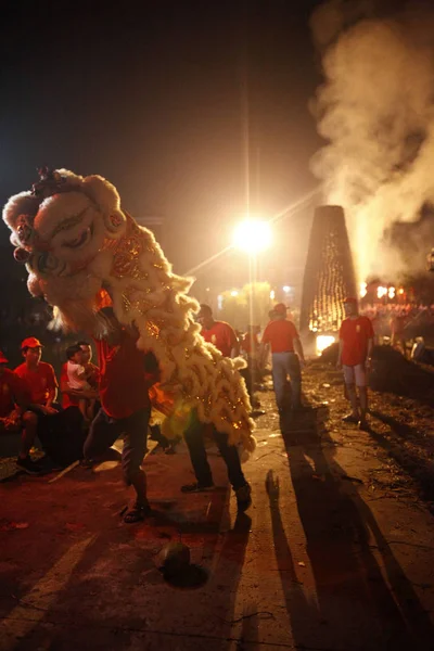 벽돌의 불탑에 중국의 2018에에서 중순가 축제를 — 스톡 사진
