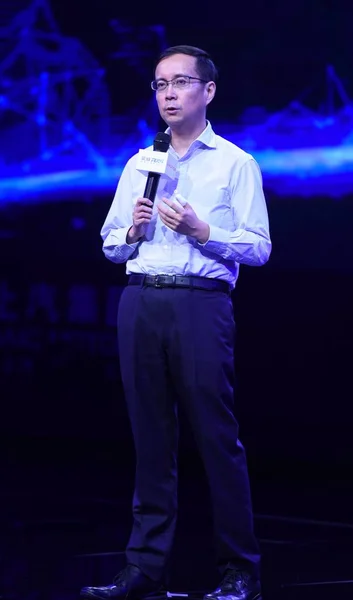 File Daniel Zhang Yong Ceo Alibaba Group Pronuncia Discurso Durante — Foto de Stock