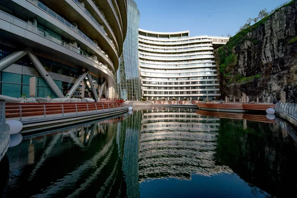 Shanghai Tianmashan Pit Hotel Også Kjent Som Shimao Wonderland Intercontinental – stockfoto