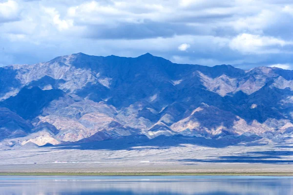 Paysage Lac Salé Xiao Qaidam Dans Préfecture Autonome Tibétaine Mongole — Photo