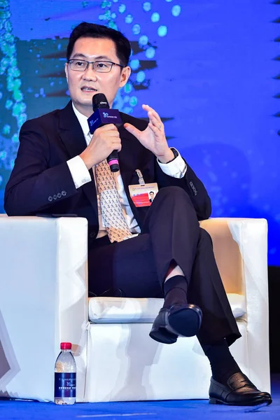Ponny Huateng Ordförande Och Tencent Holdings Ltd Sköter Pan Pearl — Stockfoto