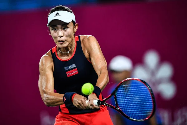 Wang Qiang Della Cina Torna Colpo Andrea Petkovic Della Germania — Foto Stock