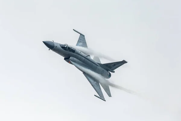 Pakisztáni Légierő Thunder Xiaolong Vagy Vad Sárkányt Vadászgép Végzi Kína — Stock Fotó