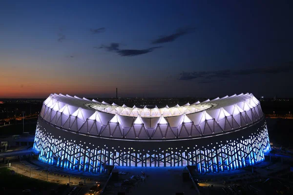 Vista Nocturna Del Parque Olímpico Changchun Ciudad Changchun Provincia Jilin — Foto de Stock