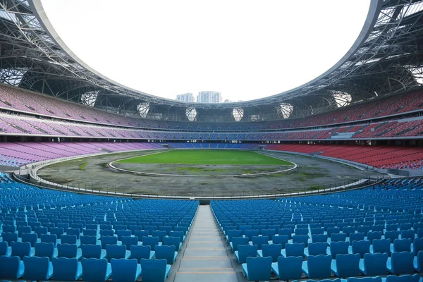 Vue Intérieure Centre Sportif Olympique Hangzhou Ressemblant Des Fleurs Lotus — Photo