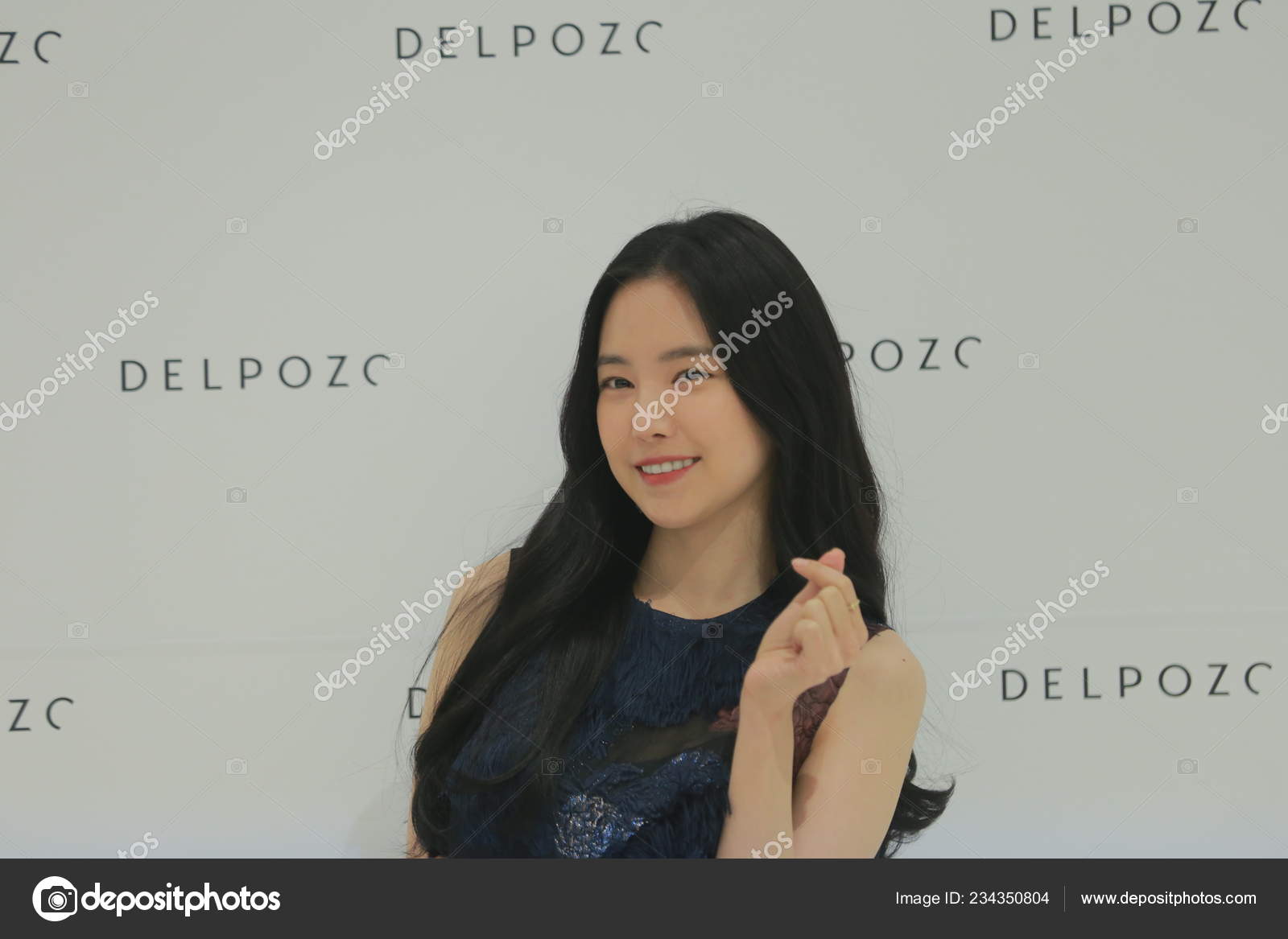 South Korean Singer Son Eun South Korean Girl Group Apink Stock