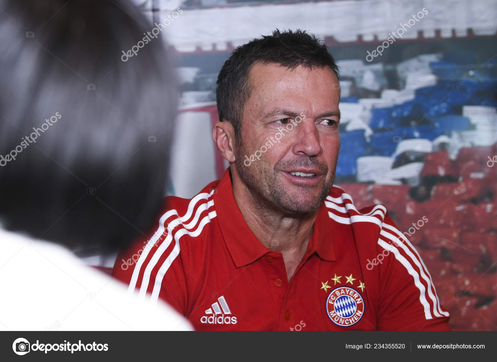 German Football Manager Former Player Lothar Herbert Matthaus Visits Bayern Stock Editorial Photo C Chinaimages