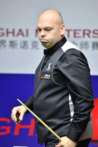 Stuart Bingham Inghilterra Considera Tentativo Ronnie Sullivan Inghilterra Nella Loro — Foto Stock