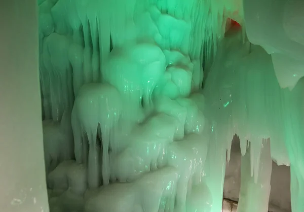 Krajina Krajině Ningwu Ledová Jeskyně Která Říká Vznikla Během Čtvrté — Stock fotografie