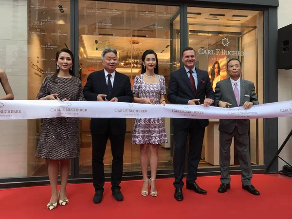 여배우 2018 브랜드 Bucherer 중국에 행사에 — 스톡 사진