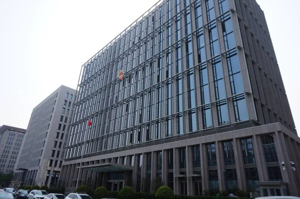中国の第二のインターネット裁判所 北京インターネット裁判所 2018年9月11日のビュー — ストック写真