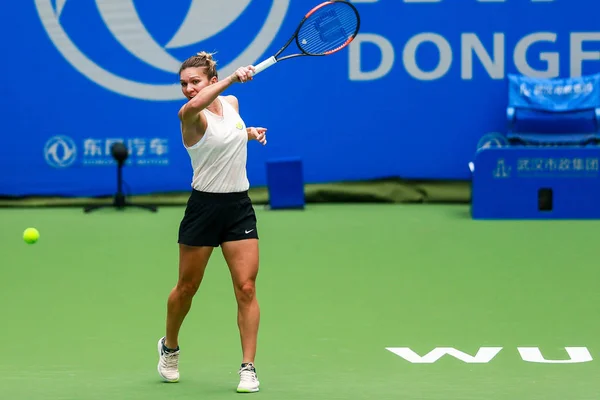 Simona Halep Roumanie Participe Une Séance Entraînement Pour Tournoi Tennis — Photo