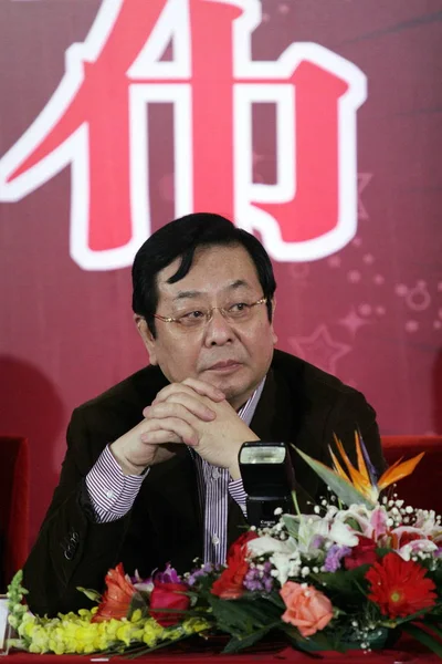 Zeng Qinghuai Następnie Wiceprezes Chińskiego Stowarzyszenia Promocji Kultury Młodszy Brat — Zdjęcie stockowe