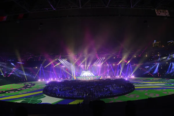 Vue Cérémonie Clôture Des Jeux Asiatiques 2018 Officiellement Connus Sous — Photo