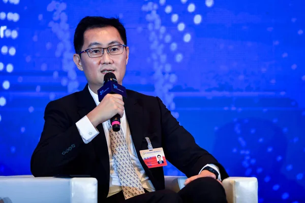 Ponny Huateng Ordförande Och Tencent Holdings Ltd Sköter Pan Pearl — Stockfoto