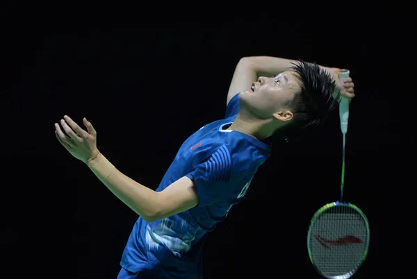 Chen Yufei China Devuelve Una Oportunidad Nozomi Okuhara Japón Final —  Fotos de Stock