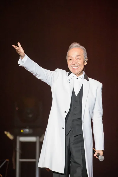 Japonská Zpěvačka Tanimura Shinji Zpívá Koncertě Pekingu Čína Září 2018 — Stock fotografie