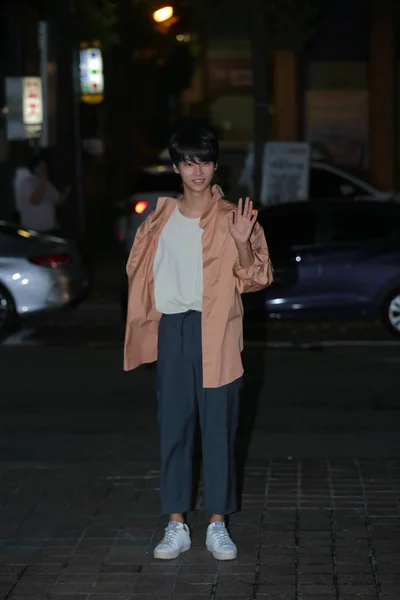 Chanteur Acteur Sud Coréen Cha Hak Yeon Connu Sous Son — Photo