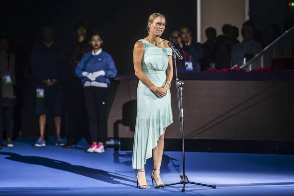 Caroline Wozniacki Denmark Attends Opening Ceremony 2018 China Open Tennis — Stock Photo, Image