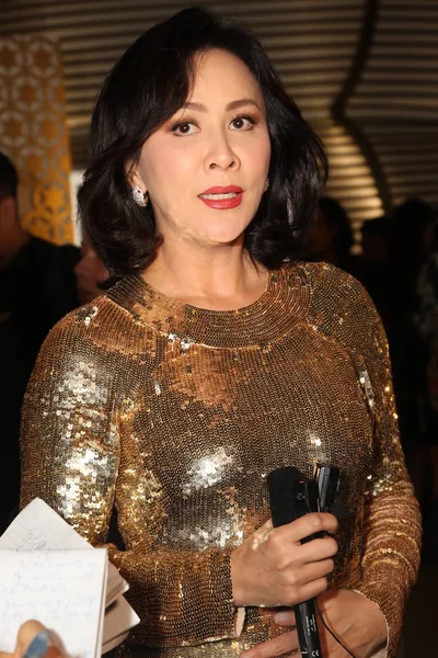 Hong Kong Színésznő Carina Lau Részt Vesz Egy Promóciós Eseményt — Stock Fotó