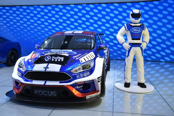 Veduta Dello Stand Ford Durante Esposizione Internazionale Automotive Pechino Nota — Foto Stock