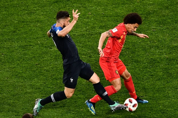 Axel Witsel 2018 Fifa 월드컵 러시아 2018 그들의 준결승 경기에서 — 스톡 사진