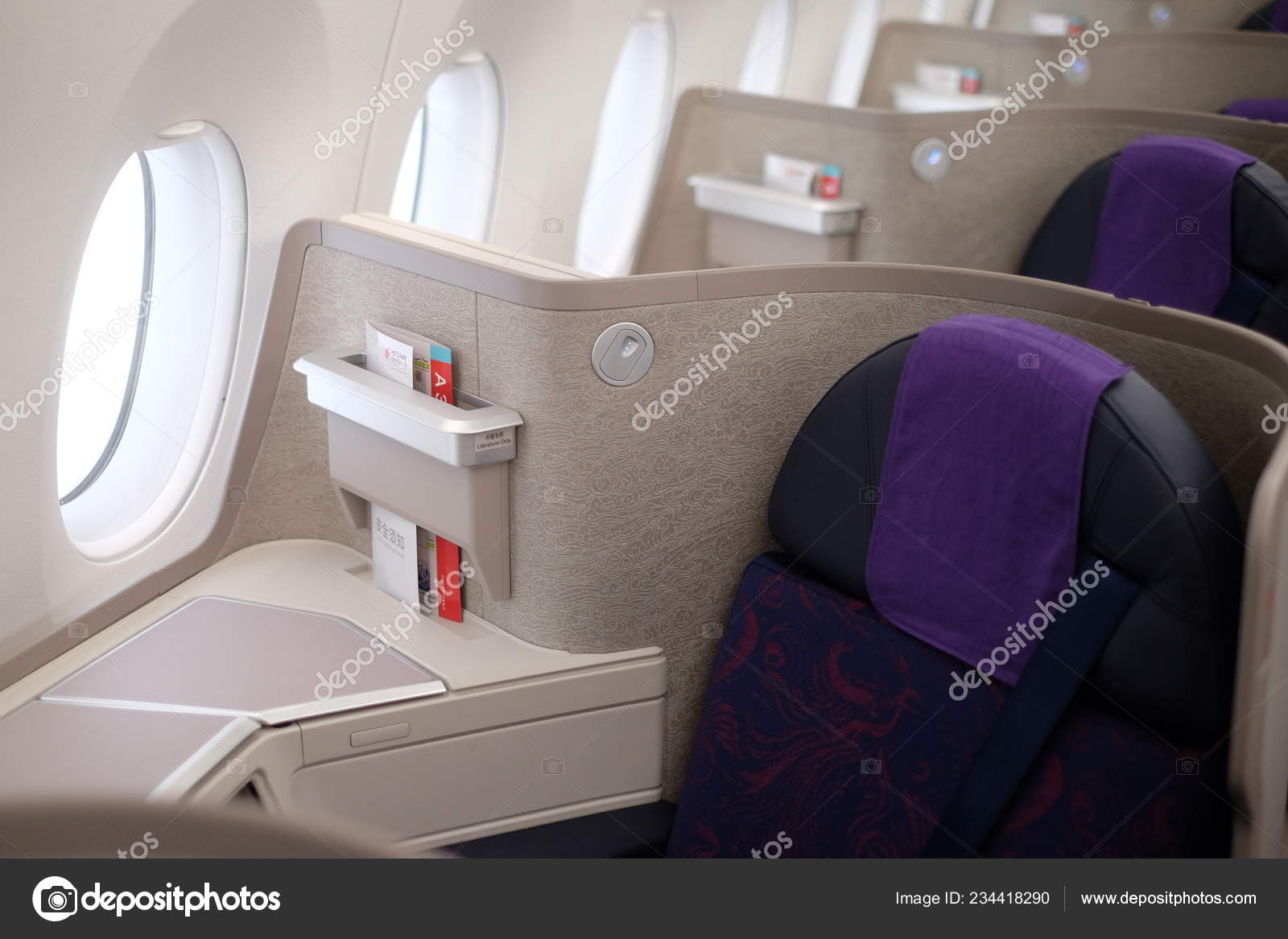 Interior View All New Business Class First Airbus A350 900