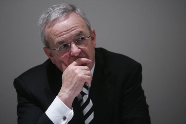 Martin Winterkorn, then CEO of Volkswagen AG, attends the 13th Shanghai International Automobile Industry Exhibition, known as Auto Shanghai 2009, in Shanghai, China, 20 April 2009 clipart
