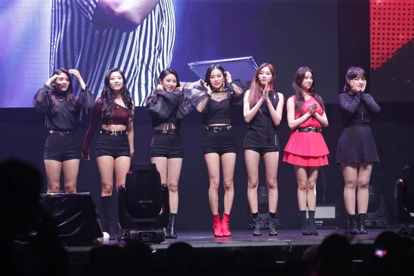 Temmuz 2018 Konser Hong Kong Çin Güney Koreli Kız Grubunun — Stok fotoğraf