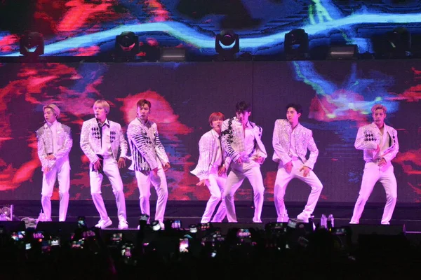 대한민국 아이돌 Monsta 콘서트를 Monsta 2018 — 스톡 사진