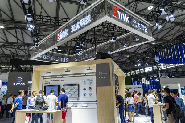 Gente Visita Stand Ink Holdings Inc Mayor Proveedor Tecnología Tinta —  Fotos de Stock