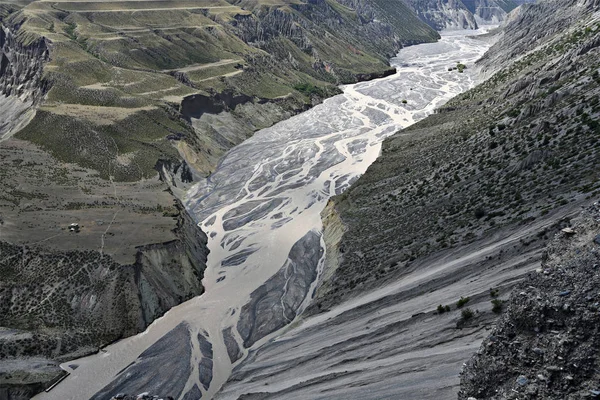Wusu Şehrindeki Wusu Büyük Kanyonu Nun Manzarası Ili Kazak Özerk — Stok fotoğraf