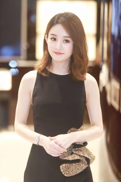 Atriz Chinesa Zanilia Zhao Zhao Liying Participa Evento Promocional Para — Fotografia de Stock