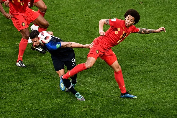벨기에 오른쪽의 Axel Witsel 2018 Fifa 월드컵 러시아 2018 그들의 — 스톡 사진