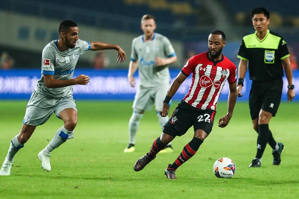 Nathan Redmond Southampton Dribbles Schalke Friendly Match Schalke Southampton 2018 — Stock Photo, Image