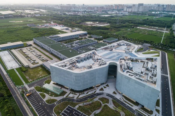 Vista Aérea Del Edificio Sede Central Volvo Asia Pacífico Junto — Foto de Stock