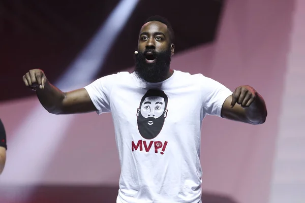 Star Nba James Harden Houston Rockets Partecipa Evento Promozionale Shagnhai — Foto Stock