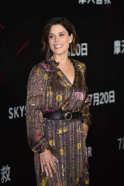 Canadian Actress Neve Campbell Arrives Red Carpet Premiere Event Movie — Stock Photo, Image