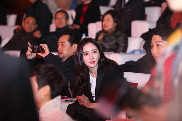 Китайская Актриса Приняла Участие Церемонии Награждения Актёров Китая Городе Чэнду — стоковое фото