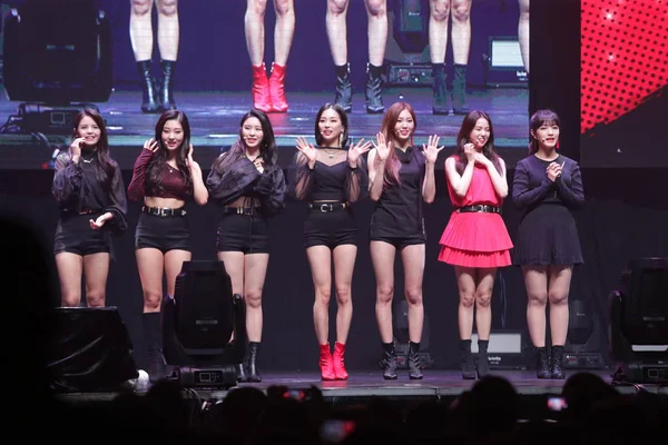 Members South Korean Girl Group Clc Perform Concert Hong Kong — Stock Photo, Image
