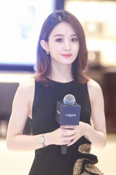 Aktris Cina Zanilia Zhao Atau Zhao Liying Menghadiri Acara Promosi — Stok Foto