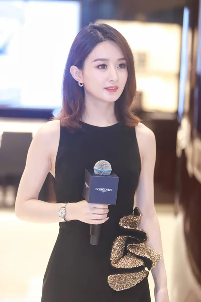 Aktris Cina Zanilia Zhao Atau Zhao Liying Menghadiri Acara Promosi — Stok Foto