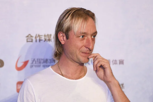 러시아 스케이팅 Plushenko 2018 상하이 상하이에 2018 스타에 — 스톡 사진