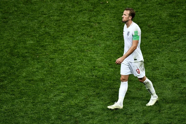 Harry Kane Inglaterra Sai Campo Depois Que Sua Equipe Foi — Fotografia de Stock