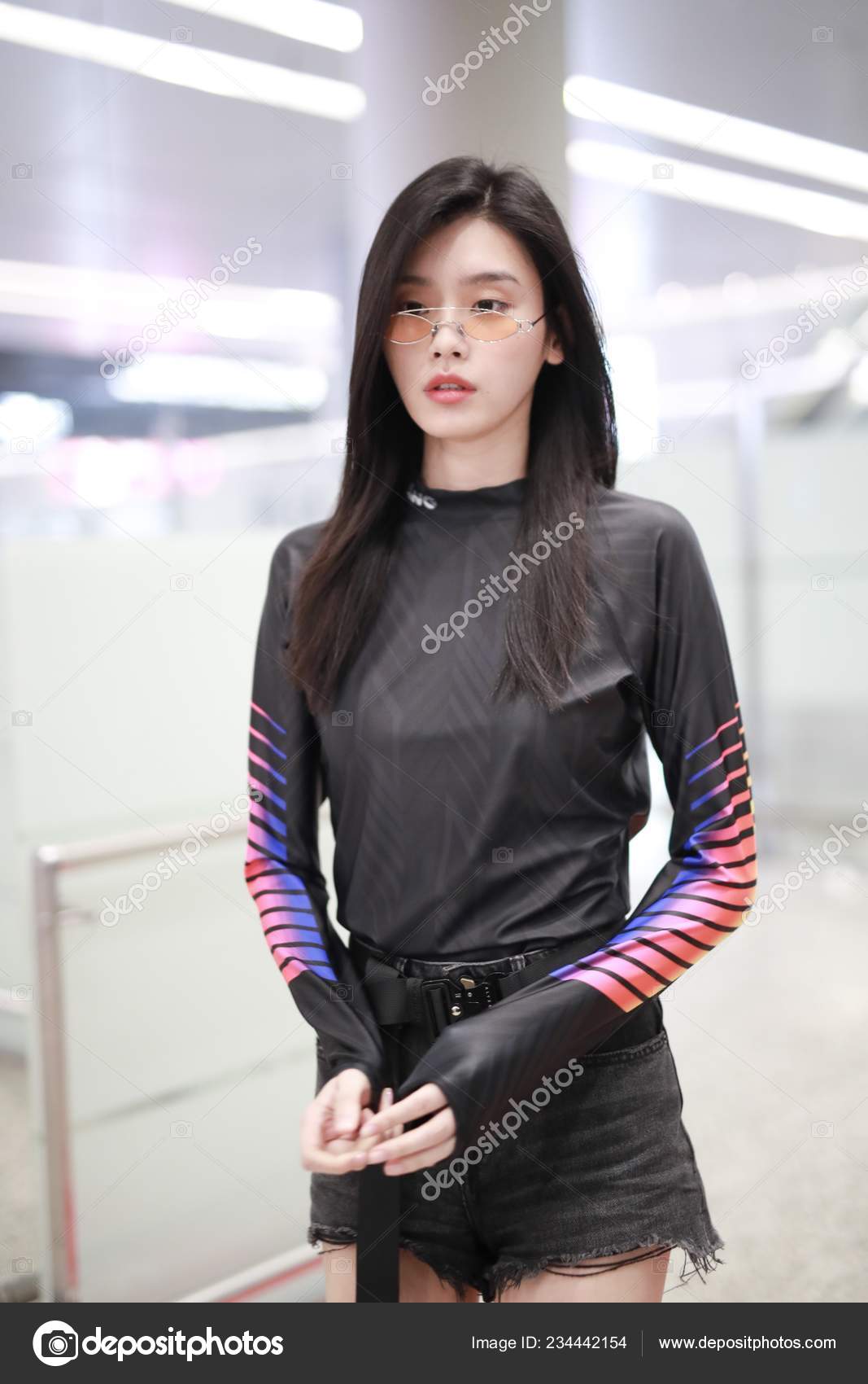 Chinese model Xi Mengyao, better known as Ming Xi, is pictured at  image
