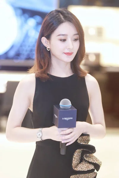 Attrice Cinese Zanilia Zhao Zhao Liying Partecipa Evento Promozionale Longines — Foto Stock