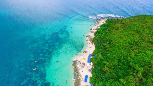 Luftaufnahme Einer Unbewohnten Insel Der Jiajing Insel Der Stadt Wanning — Stockfoto
